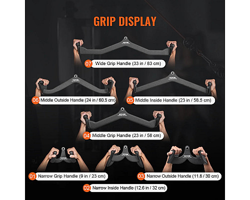 Набір ручок для верхньої тяги  VEVOR TSJC-1