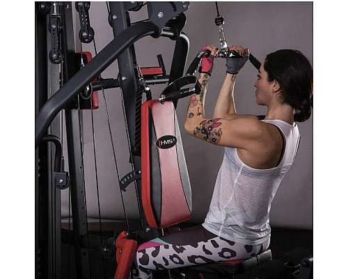 Ручка для верхньої тяги York Fitness 86 см з паралельним хватом вигнута з гумовими рукоятками, хром