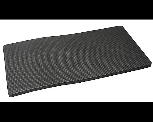 Колесо для тренування м'язів пресу Power System PS-4107 Full Grip з килимком, червоне