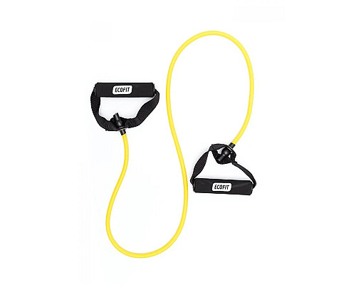 Еспандер трубчастий Ecofit MD1306, жовтий