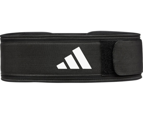 Пояс для важкої атлетики Adidas Essential Weightlifting Belt розмір M (82,5-92 см), чорний