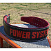 Пояс для бодібілдингу шкіряний Power System PS-3830 - чорно-червоний/ розмір M