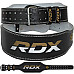 Пояс для бодібілдингу шкіряний  RDX 6 - чорний/ розмір S