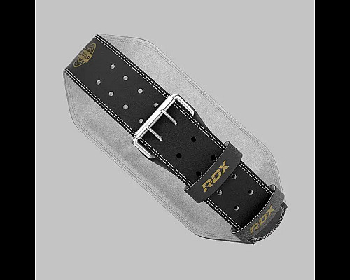 Пояс для бодібілдингу шкіряний  RDX 6 - чорний/ розмір S