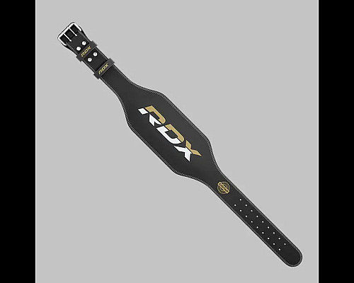 Пояс для бодібілдингу шкіряний  RDX 6 - чорний/ розмір M