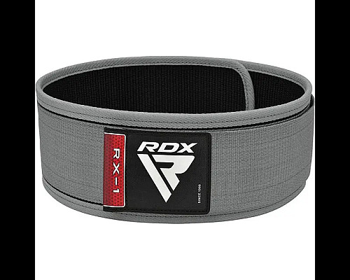 Пояс для бодібілдингу RDX RX1 - сірий/ розмір XL