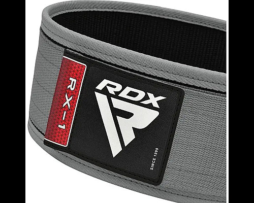 Пояс для бодібілдингу RDX RX1 - сірий/ розмір XL