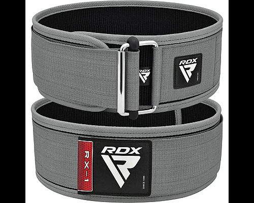 Пояс для бодібілдингу RDX RX1 - сірий/ розмір XL