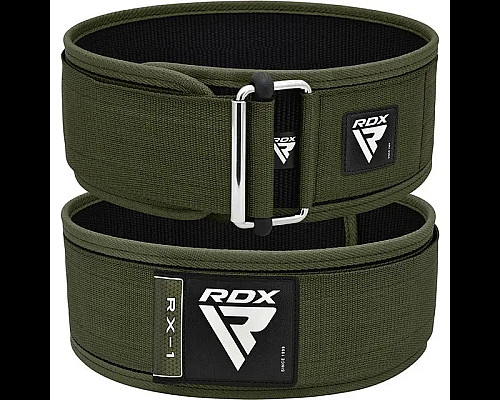 Пояс для бодібілдингу RDX RX1 Weight Lifting Belt - зелений/ розмір XL