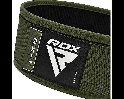 Пояс для бодібілдингу RDX RX1 Weight Lifting Belt - зелений/ розмір XL
