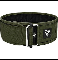 Пояс для бодібілдингу RDX RX1 Weight Lifting Belt - зелений/ розмір L