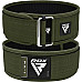 Пояс для бодібілдингу RDX RX1 Weight Lifting Belt - зелений/ розмір L