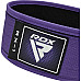 Пояс для бодібілдингу шкіряний RDX RX1 - фіолетовий/ розмір XS