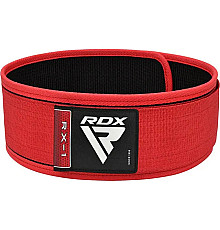 Пояс для бодібілдингу RDX RX1 - червоний/ розмір L