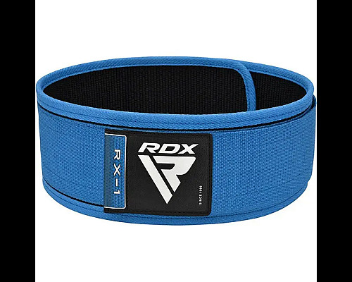 Пояс для бодібілдингу RDX RX1 - синій/ розмір XL