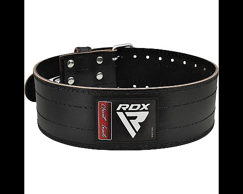 Пояс для пауерліфтингу шкіряний RDX RD1 -  чорний/ розмір M