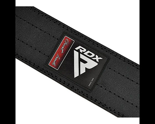 Пояс для пауерліфтингу шкіряний RDX RD1 -  чорний/ розмір M