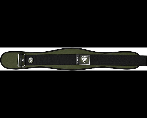 Пояс для бодібілдингу неопреновий RDX RX3 EVA Curve - зелений/ розмір S