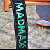 Пояс для бодібілдингу шкіряний MadMax MFB-301 Suede Single Prong - чорно-зелений/ розмір XL