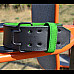 Пояс для бодібілдингу шкіряний MadMax MFB-302 Quick Release Belt - чорно-зелений/ розмір L