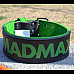 Пояс для бодібілдингу шкіряний MadMax MFB-302 Quick Release Belt  - чорно-зелений/ розмір M
