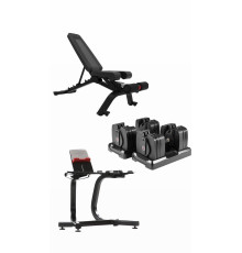 Лавка зі стійкою та гантелями Bowflex SelectTech 1090i