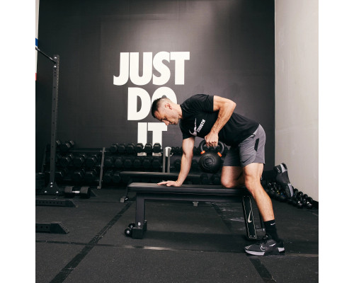 Лавка плоска Nike Rolling Weight Bench Black