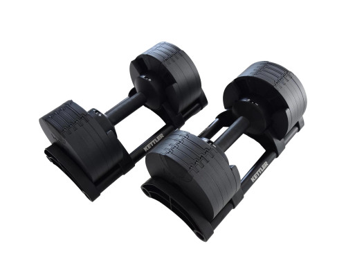 Лавка плоска Nike Rolling Weight Bench з гантелями Kettler HOI Vario 220