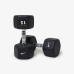 Лавка плоска Nike Rolling Weight Bench з гантелями Nike Hex Dumbbell