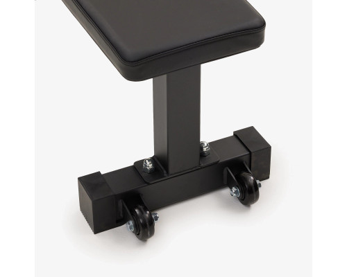 Лавка плоска Nike Rolling Weight Bench з гантелями Nike Hex Dumbbell