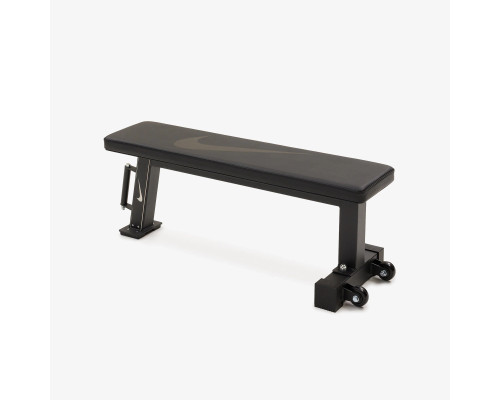 Лавка плоска Nike Rolling Weight Bench з гантелями Nike Hex Dumbbell