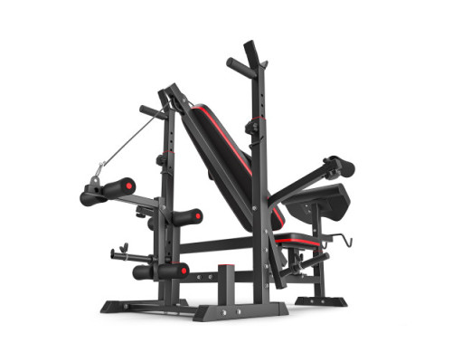 Лава Hop-Sport HS-1075 Pro зі штангою та гантелями Elitum Titan 68 кг