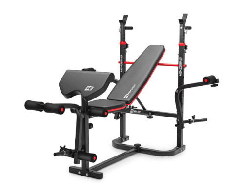 Лава Hop-Sport HS-1065HB Pro зі штангою та гантелями Elitum Titan 68 кг