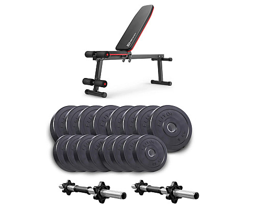 Лава Hop-Sport HS-1010 Pro з гантелями Elitum Titan 2 х 31 кг Лава Hop-Sport HS-1010 Pro з гантелями Elitum Titan 2 х 31 кг