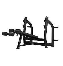Олімпійська лава зі штангою з нахилом вниз BauerFitness PLM-546