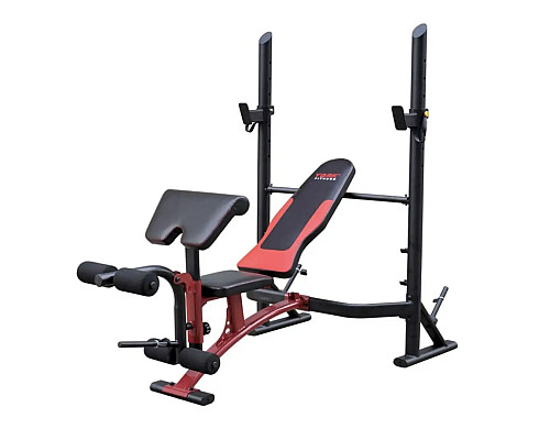 Лавка для жиму York Fitness ASPIRE 320 з стійкою для штанги та партою Скотта Лавка для жиму York Fitness ASPIRE 320 з стійкою для штанги та партою Скотта