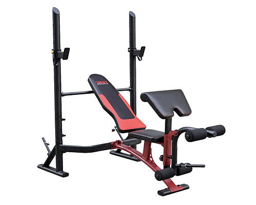 Лавка для жиму York Fitness ASPIRE 320 з стійкою для штанги та партою Скотта Лавка для жиму York Fitness ASPIRE 320 з стійкою для штанги та партою Скотта