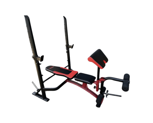 Лавка для жиму York Fitness Delta Pro 2000 з стійкою для штанги та партою Скотта