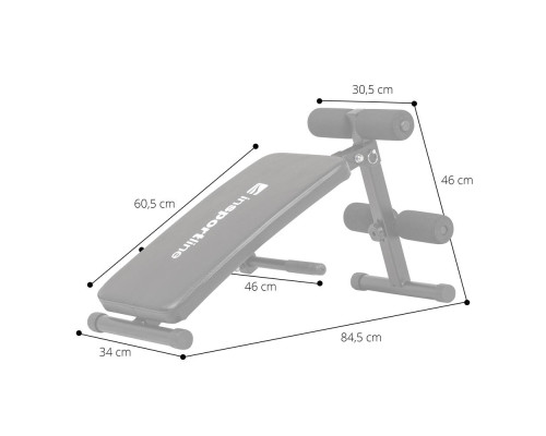 Лавка похила для вправ inSPORTline ABD050
