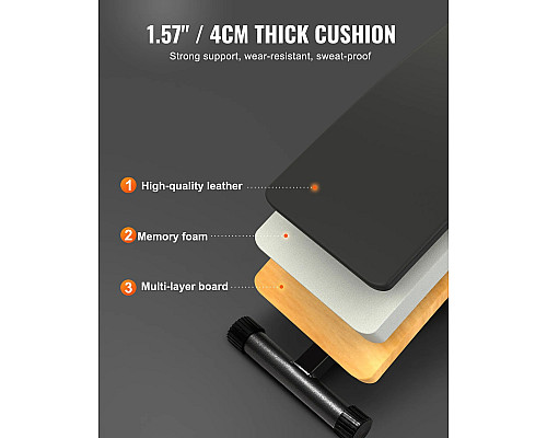 Багатофункціональна тренажерна лава VEVOR TL906