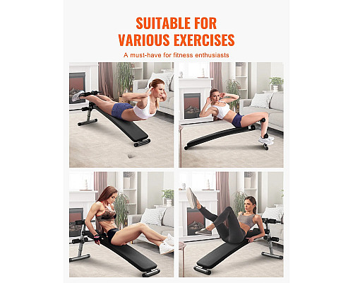 Багатофункціональна тренажерна лава VEVOR TL906