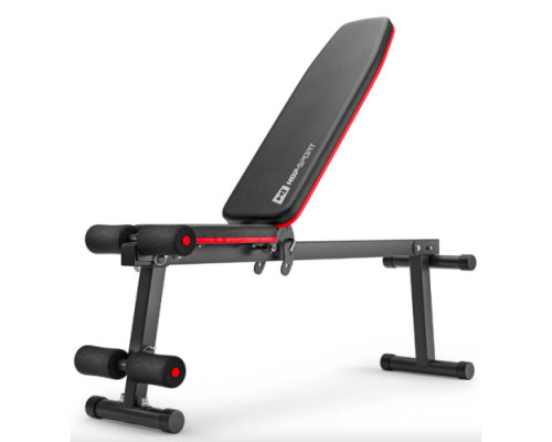 Лава Hop-Sport HS-1010 Pro з гантелями Elitum Titan 2 х 26 кг