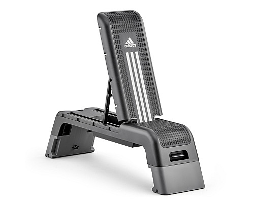 Степ-платформа з функцією лави Adidas HIIT Deck, чорно-біла