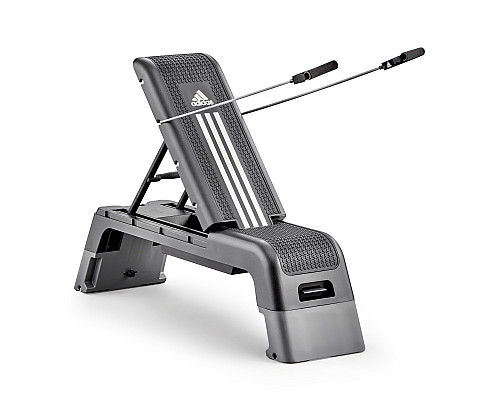 Степ-платформа з функцією лави Adidas HIIT Deck, чорно-біла