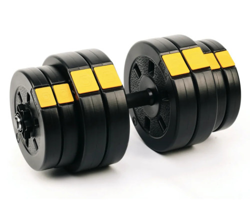 Лава York Fitness Aspire 280 FID з гантелями Besport PowerPro 2 х 31 кг