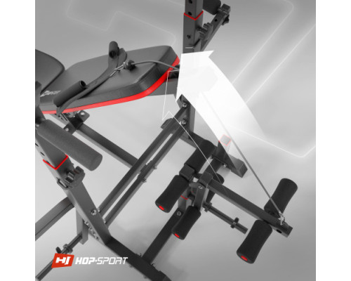 Лава тренувальна Hop-Sport HS-1075 Pro із партою Скотта