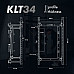 Стійка багатофункціональна складана HMS KLT34, сіра
