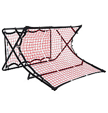 Сітка тренувальна для футболу Pure2Improve SOCCER REBOUNDER  111,7 х 105,5 см, чорно-червона