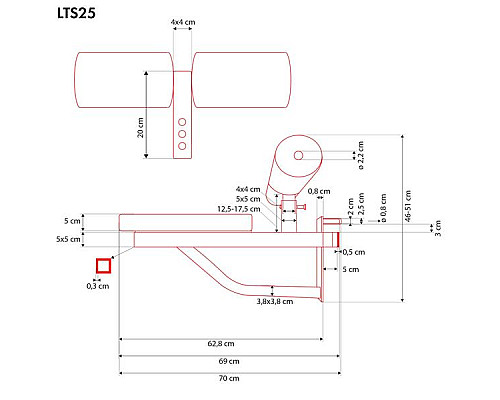Сидіння для тяги HMS LTS25