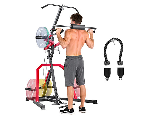 Тренажер для тренування тіла VEVOR, чорно-червоний